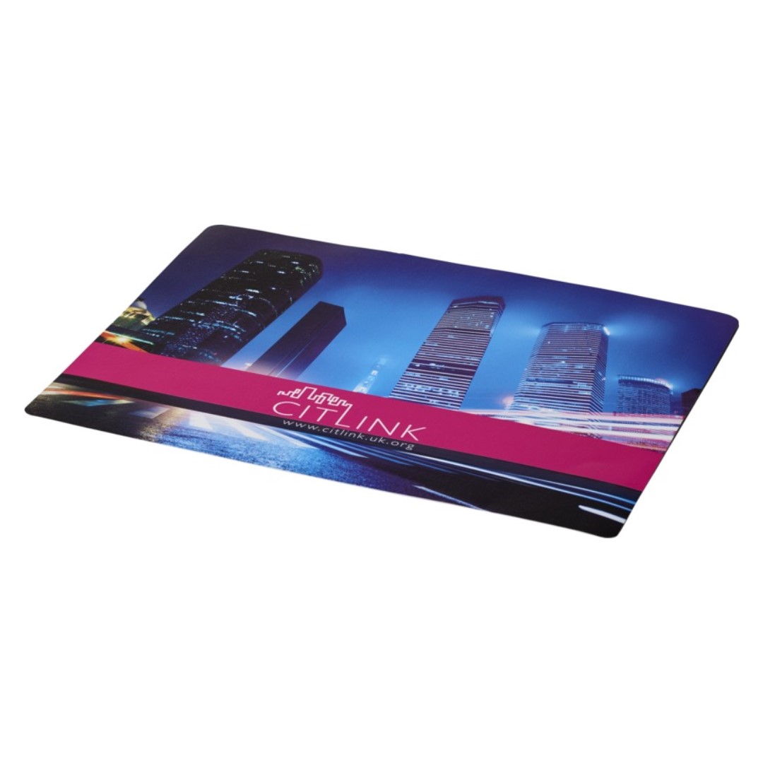Mouse Mat with logo Introducing our premium custom logo mouse pads, the perfect accessory to elevate your desktop experience. Crafted with durability and style in mind, these mouse pads are available in both round and rectangular shapes. Fully Customizable with vibrant full-color printing to showcase your brand or personal design. Whether you're working, gaming, or browsing the web, our mouse pads provide a smooth and precise surface for optimal mouse movement and control. Made from high-quality materials, they are built to withstand daily use and provide long-lasting performance. Our mouse pads are fully Customizable, allowing you to add your logo, artwork, or message in full color. With vibrant printing capabilities, your design will pop against the sleek surface of the mouse pad, making it a standout addition to your desk. REQUEST A FREE QUOTE The easiest way to kick off your design process is to request a quote. In your request, you can share your idea, your deadline, and send us images of your character. MOQ required. Magnus Business Gifts is your partner for merchandising, gadgets or unique business gifts since 1967. Certified with Ecovadis gold!