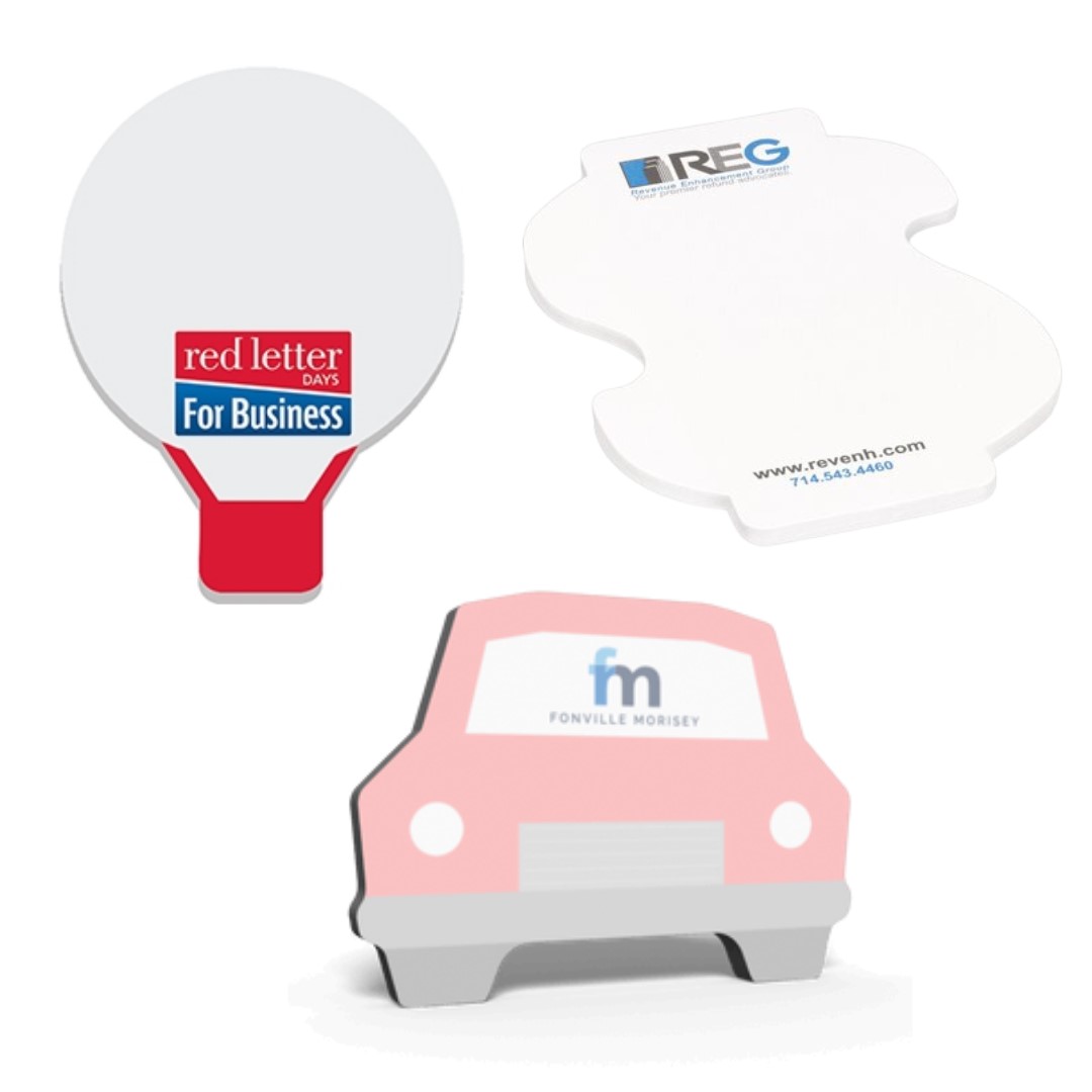 Shaped sticky notes Unleash your creativity with our custom-made sticky notes, available in any shape you desire. Whether you want your notes to resemble your logo, a favorite object, or something entirely unique, we can bring your vision to life. Gone are the days of boring square or rectangular sticky notes. Make a statement with every memo, reminder, or doodle. From hearts and stars to animals and beyond, the possibilities are endless. Each custom-shaped sticky note is made with high-quality materials, ensuring durability and reliability. The adhesive backing allows you to stick them to any surface, whether it's your desk, laptop, or refrigerator, so you never miss an important message. REQUEST A FREE QUOTE The easiest way to kick off your design process is to request a quote. In your request, you can share your idea, your deadline, and send us images of your character. MOQ required. Magnus Business Gifts is your partner for merchandising, gadgets or unique business gifts since 1967. Certified with Ecovadis gold!