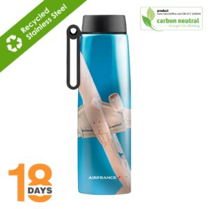 Stainless steel bottle 0.50L UV printed In the realm of sustainable living and Eco-friendly products, the stainless steel bottle stands tall as a beacon of reusable hydration solutions. The marriage of stainless steel durability and full-color UV printing technology opens doors to a whole new realm of customization and personal expression. Imagine your favorite artwork, company logo, or intricate design splashed across every inch of your bottle, catching eyes and sparking conversations wherever you go. The 360-degree printing capability ensures that every angle of the bottle is a masterpiece, offering a visually stunning experience from any viewpoint. So why settle for ordinary when you can elevate your hydration game to extraordinary? Join the revolution and make every sip a work of art. REQUEST A FREE QUOTE The easiest way to kick off your design process is to request a quote. In your request, you can share your idea, your deadline, and send us images of your character. MOQ required. Magnus Business Gifts is your partner for merchandising, gadgets or unique business gifts since 1967. Certified with Ecovadis gold!
