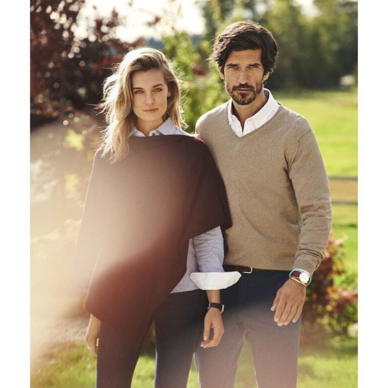 V-Neck Sweater with logo