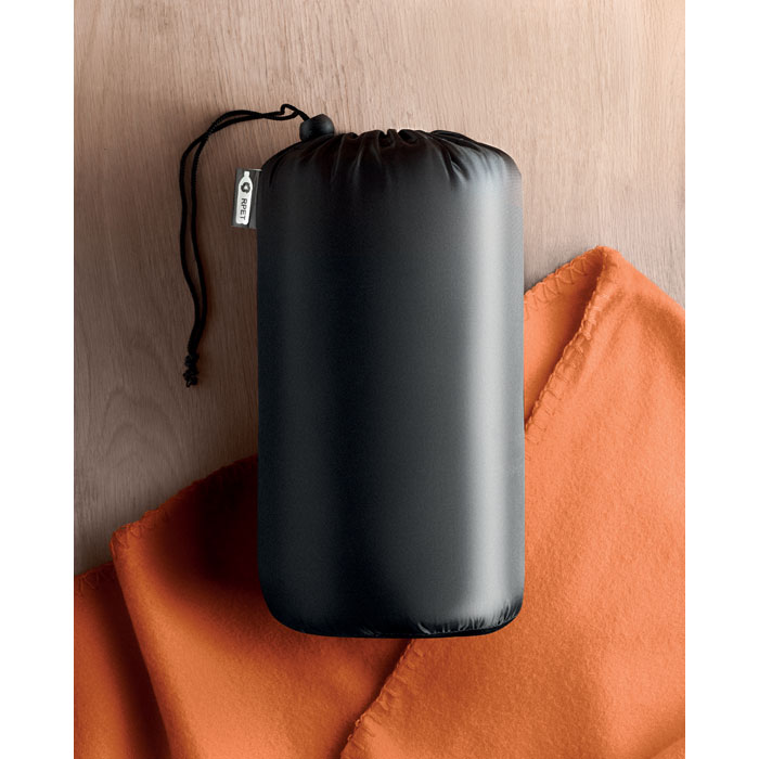 Gadget with logo Fleece blanket MUSALA RPET - Image 29