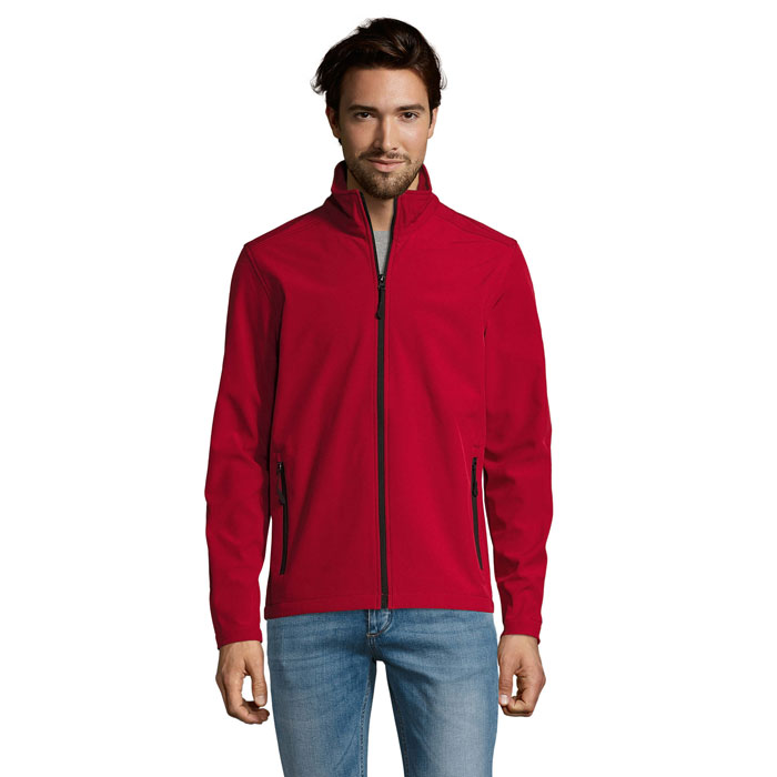 RACE MEN SOFTSHELL ZIP