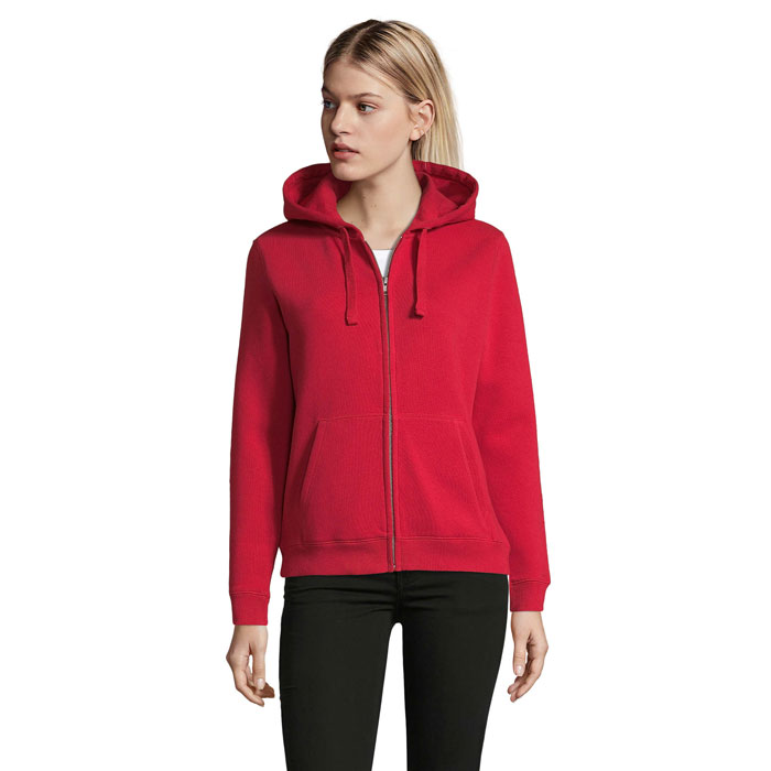 SPIKE WOMEN ZIP HOOD SWEAT