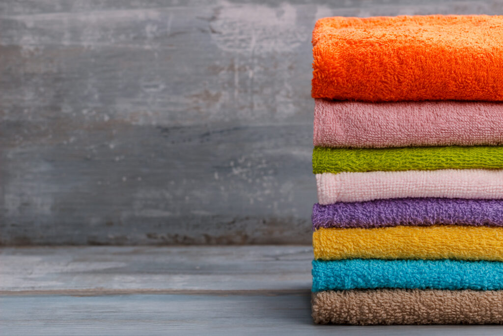 custom towels with logo banner