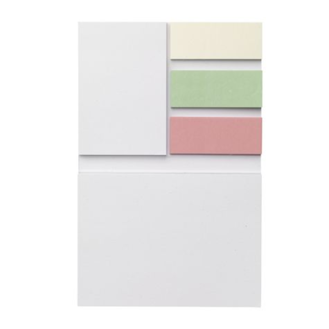 Memo Sticky Notes and Markers Recycled Paper – Image 2