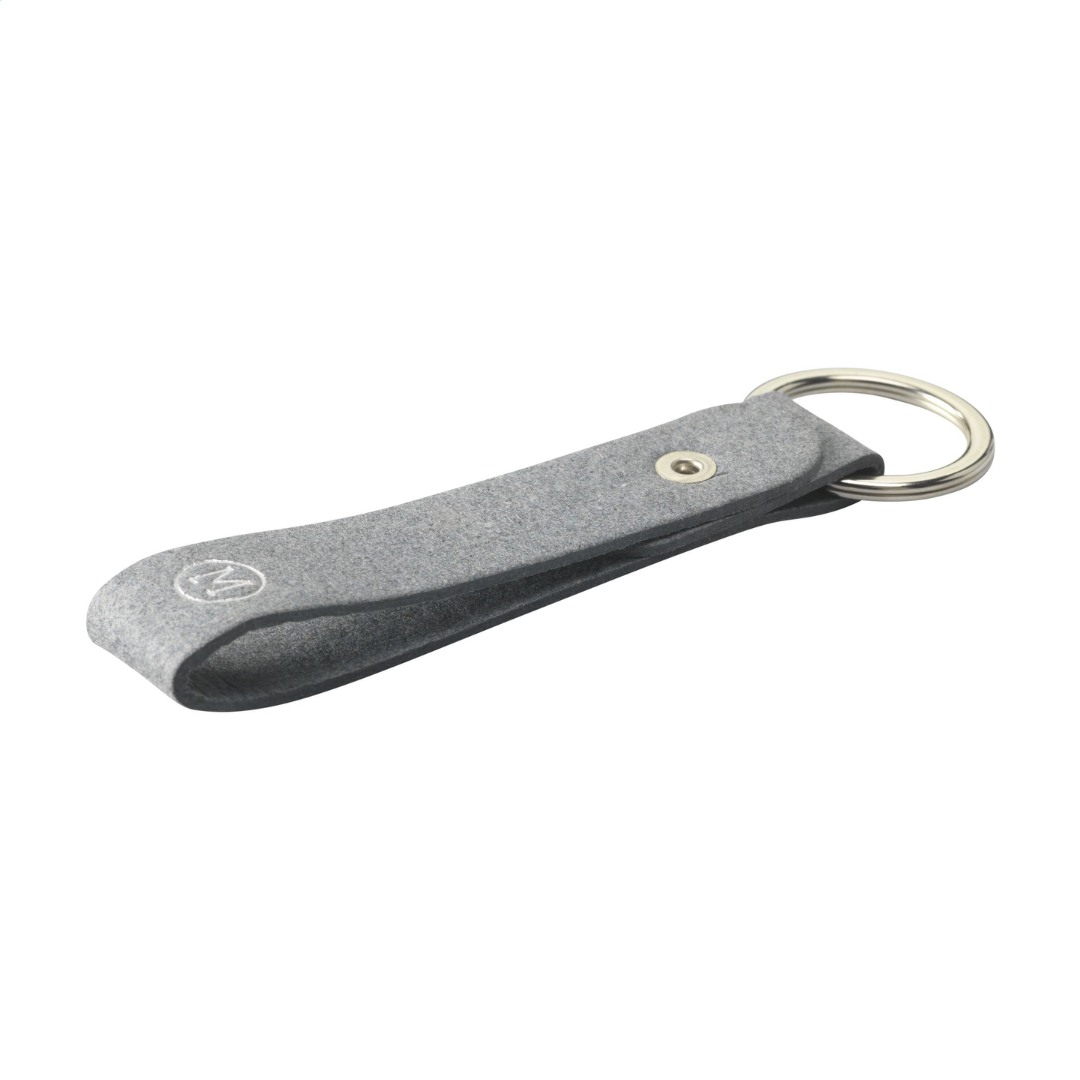Recycled Denim Textile Keyring - Image 3