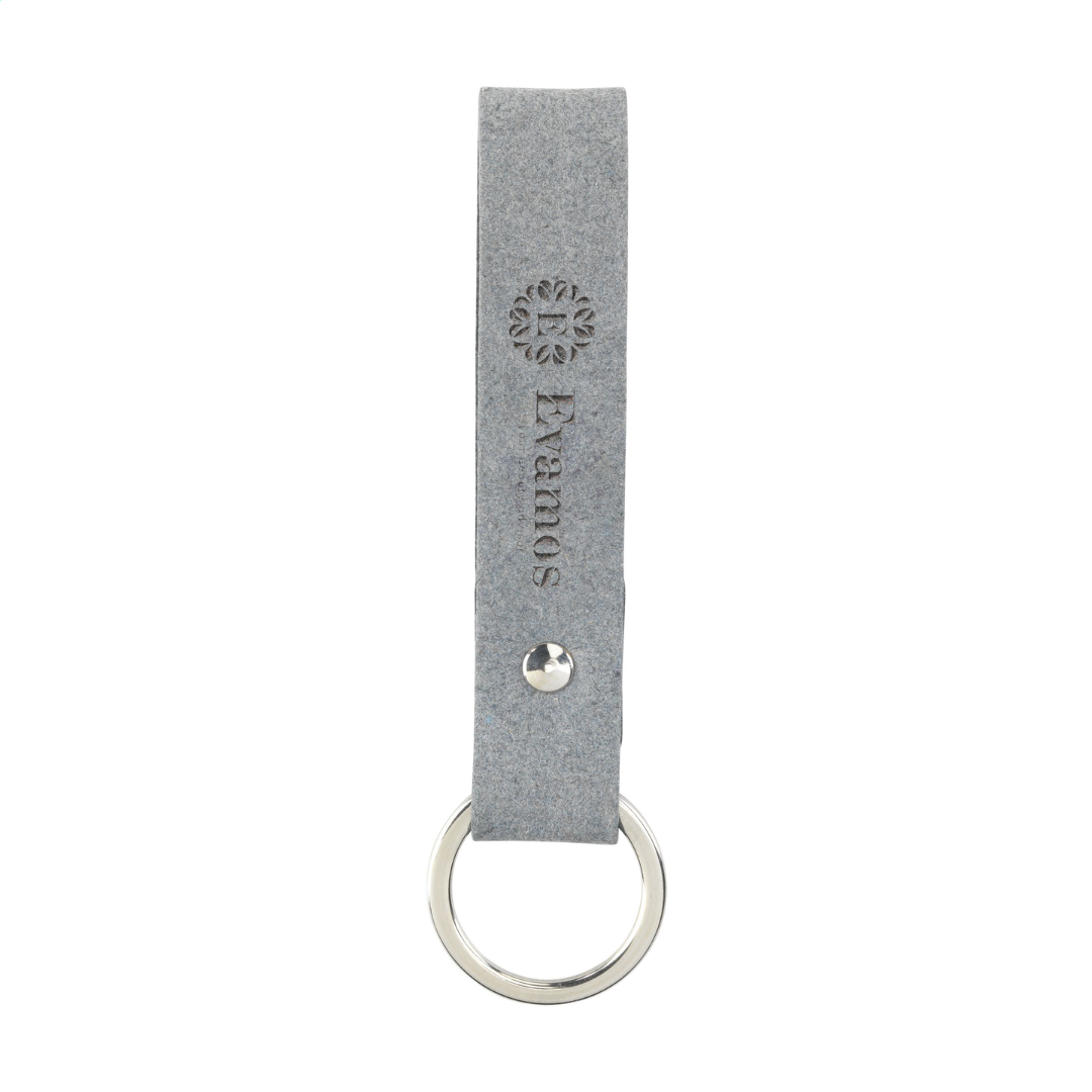 Recycled Denim Textile Keyring - Image 5