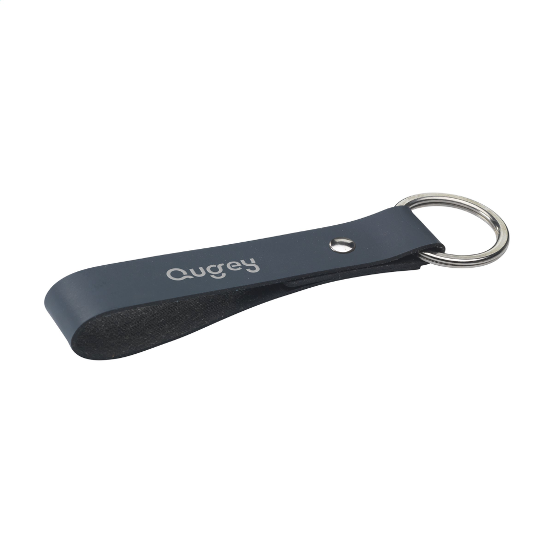 Recycled Leather Keyring Keychain