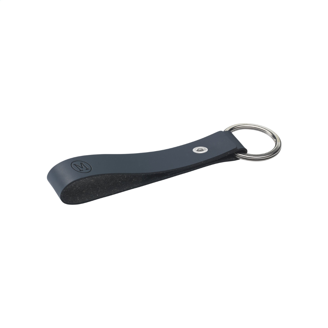 Recycled Leather Keyring Keychain – Image 2
