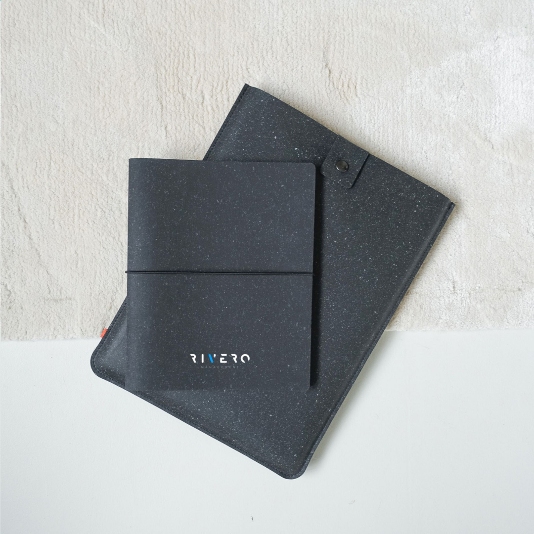 Recycled Leather Laptop Sleeve 14" - Image 13