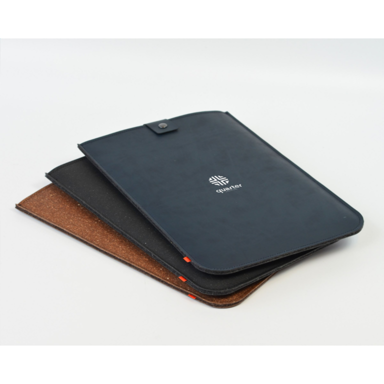 Recycled Leather Laptop Sleeve 14