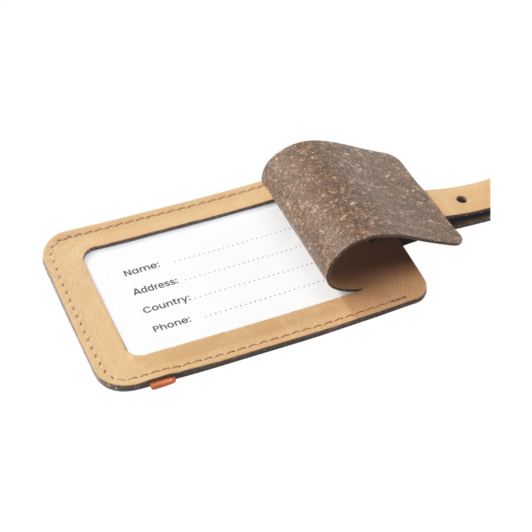 Recycled Leather Luggage Tag – Image 6