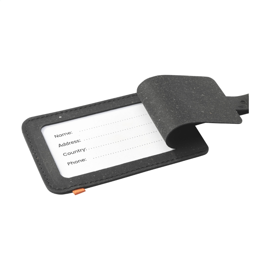 Recycled Leather Luggage Tag – Image 8