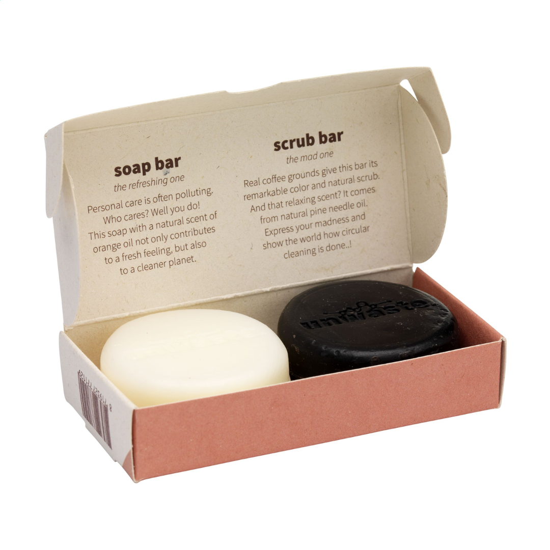 Unwaste Duopack Soap & Scrub bar - Afbeelding 3